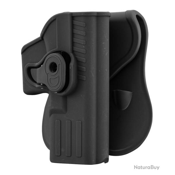 Holster rigide noir pour Glock 17 droitier | BO manufacture (0000 1543) - Airsoft