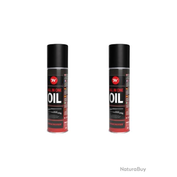 2 WINCHESTER SPRAY ALL IN ONE GUN OIL 200 ML