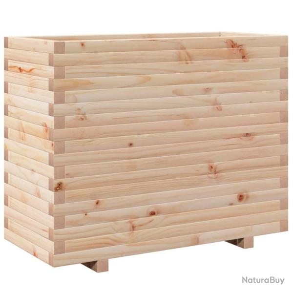 Jardini�re bac lit sur�lev� plantes fleurs terrasse jardin 90 x 40 x 72,5 cm bois de pin massif mar