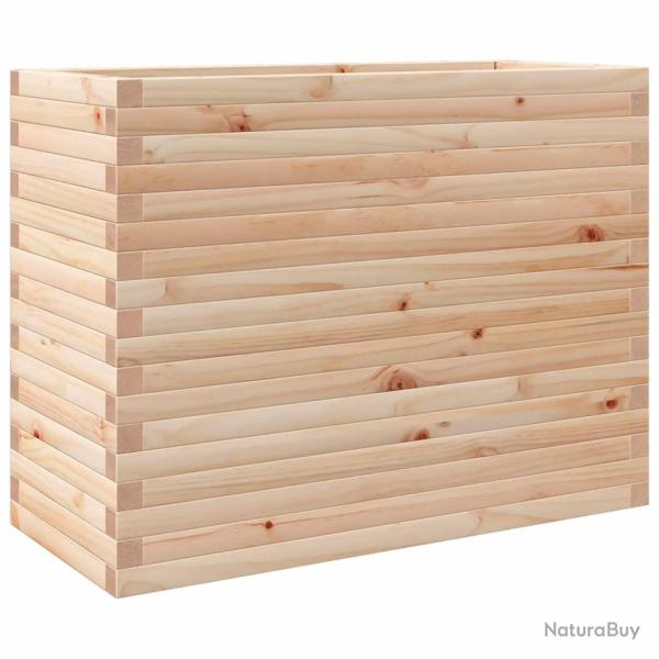 Jardini�re bac lit sur�lev� plantes fleurs terrasse jardin 90 x 40 x 68,5 cm bois de pin massif mar