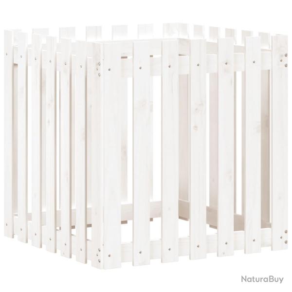 Jardini�re bac lit sur�lev� plantes fleurs terrasse jardin avec design de cl�ture 70 x 70 x 70 cm p