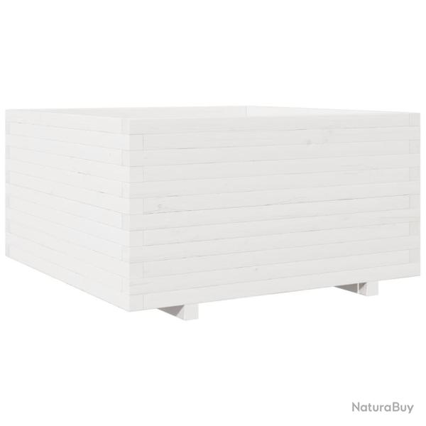 Jardini�re bac lit sur�lev� plantes fleurs terrasse jardin 90 x 90 x 49,5 cm bois de pin massif bla