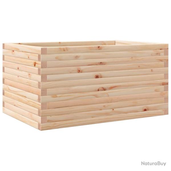Jardini�re bac lit sur�lev� plantes fleurs terrasse jardin 90 x 60 x 45,5 cm bois de pin massif mar