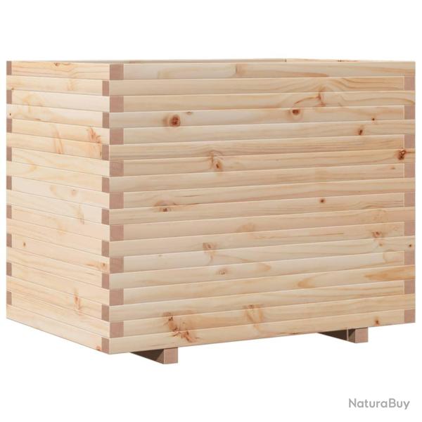 Jardini�re bac lit sur�lev� plantes fleurs terrasse jardin 90 x 60 x 72,5 cm bois de pin massif mar