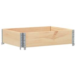 Jardini&egrave;re bac lit sur&eacute;lev&eacute; plantes fleurs terrasse jardin 80 x 60 cm bois de pin massif marron 02_