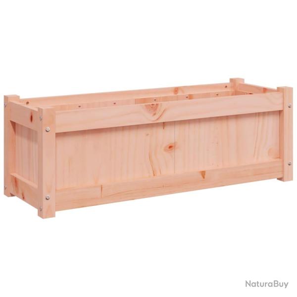 Jardini�re bac lit sur�lev� plantes fleurs terrasse jardin 90 x 31 x 31 cm bois massif douglas marr