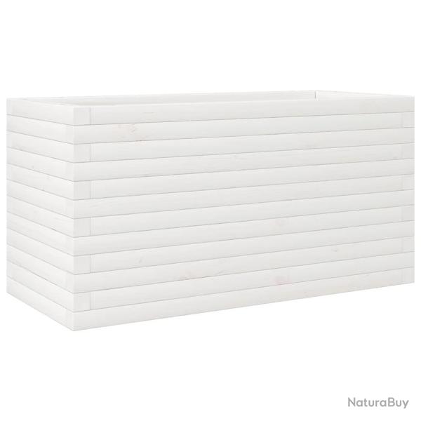 Jardini�re bac lit sur�lev� plantes fleurs terrasse jardin 90 x 40 x 45,5 cm bois de pin massif bla