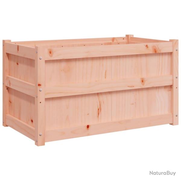 Jardini�re bac lit sur�lev� plantes fleurs terrasse jardin 90 x 50 x 50 cm bois massif douglas marr