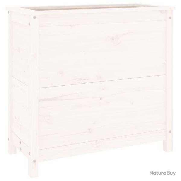 Jardini�re bac lit sur�lev� plantes fleurs terrasse jardin 82,5 x 40 x 78 cm bois massif de pin bla