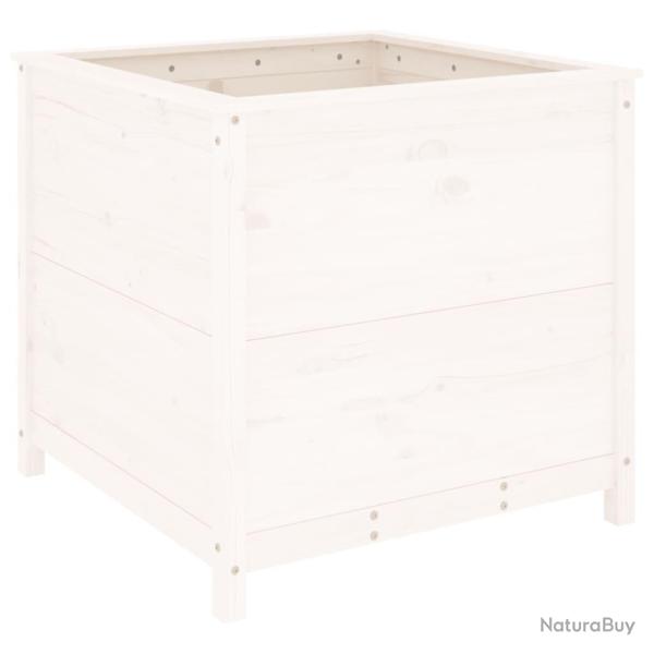 Jardini�re bac lit sur�lev� plantes fleurs terrasse jardin 82,5 x 82,5 x 78 cm bois massif de pin b