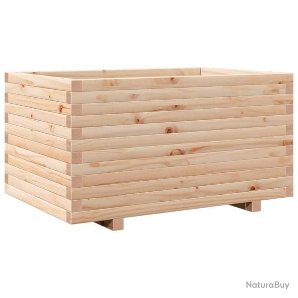 Jardini�re bac lit sur�lev� plantes fleurs terrasse jardin 90 x 60 x 49,5 cm bois de pin massif mar