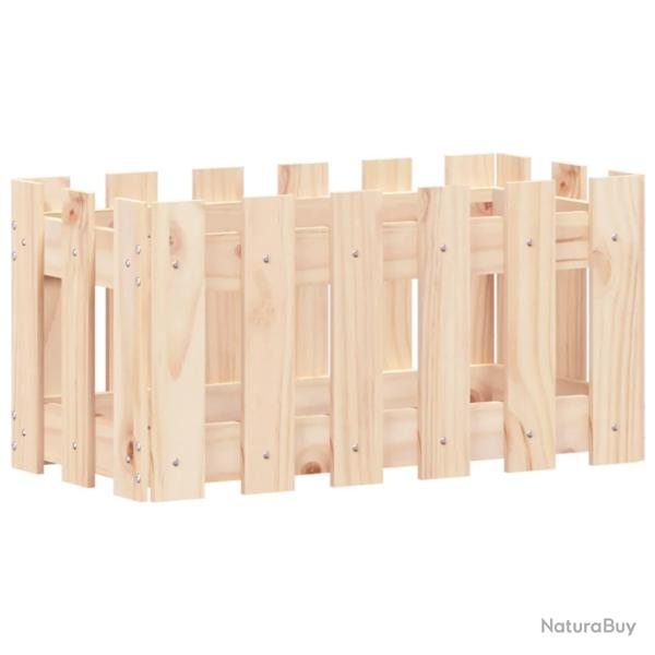 Jardini�re bac lit sur�lev� plantes fleurs terrasse jardin avec design de cl�ture 60 x 30 x 30 cm p