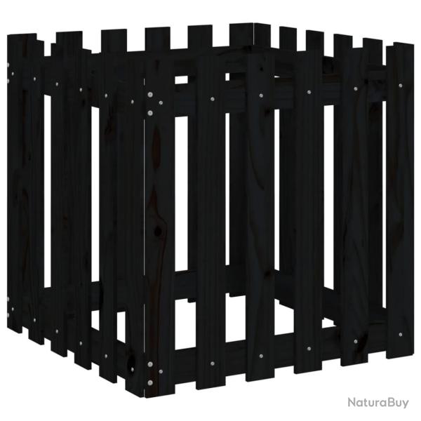 Jardini�re bac lit sur�lev� plantes fleurs terrasse jardin avec design de cl�ture 60 x 60 x 60 cm p