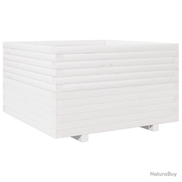 Jardini�re bac lit sur�lev� plantes fleurs terrasse jardin 80 x 80 x 49,5 cm bois de pin massif bla