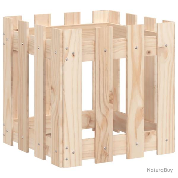 Jardini�re bac lit sur�lev� plantes fleurs terrasse jardin avec design de cl�ture 40 x 40 x 40 cm p