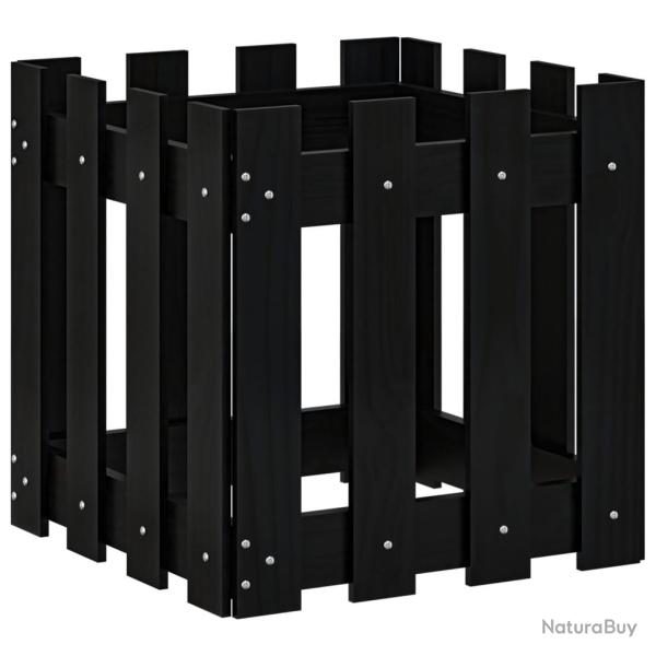 Jardini�re bac lit sur�lev� plantes fleurs terrasse jardin avec design de cl�ture 40 x 40 x 40 cm p