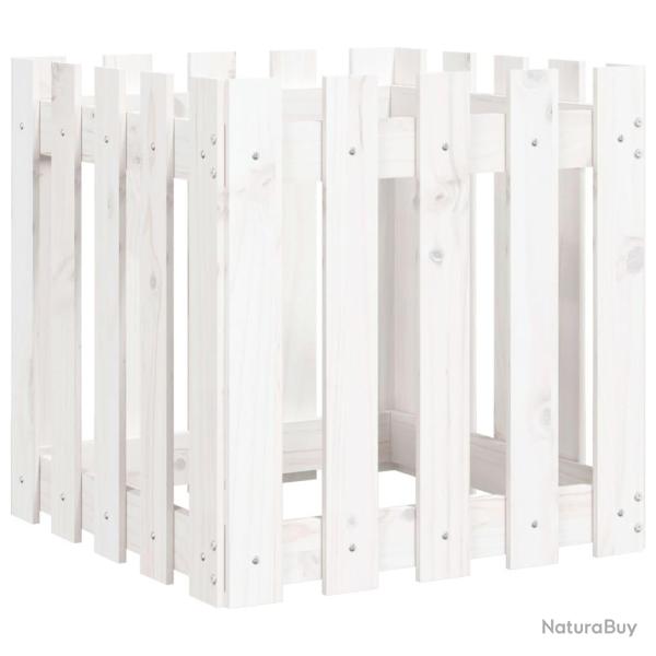 Jardini�re bac lit sur�lev� plantes fleurs terrasse jardin avec design de cl�ture 50 x 50 x 50 cm p