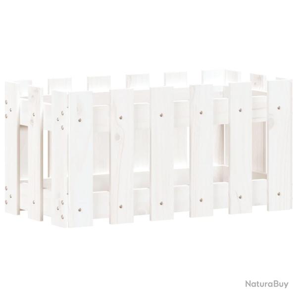 Jardini�re bac lit sur�lev� plantes fleurs terrasse jardin avec design de cl�ture 60 x 30 x 30 cm p