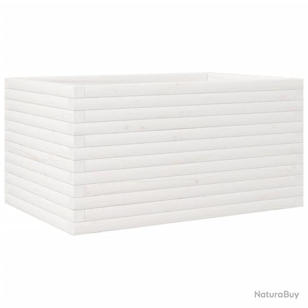 Jardini�re bac lit sur�lev� plantes fleurs terrasse jardin 90 x 60 x 45,5 cm bois de pin massif bla