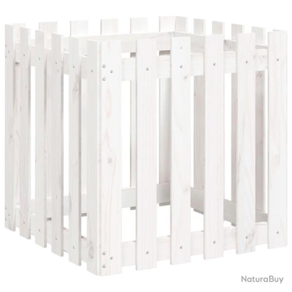 Jardini�re bac lit sur�lev� plantes fleurs terrasse jardin avec design de cl�ture 60 x 60 x 60 cm p