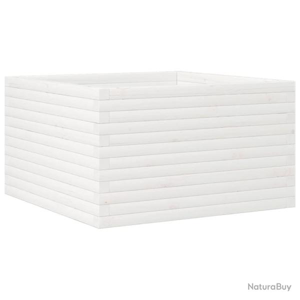 Jardini�re bac lit sur�lev� plantes fleurs terrasse jardin 80 x 80 x 45,5 cm bois de pin massif bla