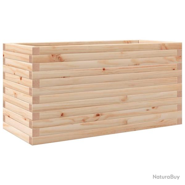 Jardini�re bac lit sur�lev� plantes fleurs terrasse jardin 90 x 40 x 45,5 cm bois de pin massif mar