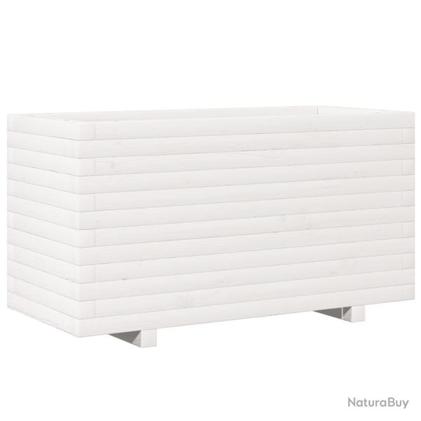 Jardini�re bac lit sur�lev� plantes fleurs terrasse jardin 90 x 40 x 49,5 cm bois de pin massif bla