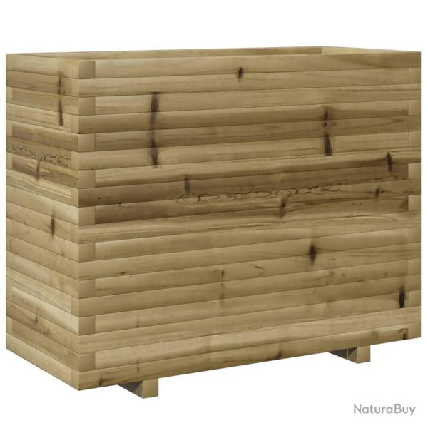 Jardini�re bac lit sur�lev� plantes fleurs terrasse jardin 90 x 40 x 72,5 cm bois de pin impr�gn� m