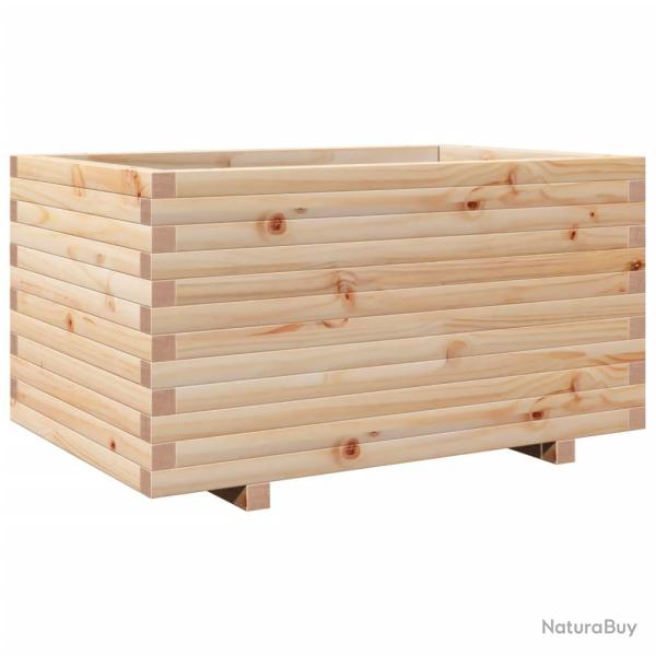 Jardini�re bac lit sur�lev� plantes fleurs terrasse jardin 90 x 60 x 49,5 cm bois de pin massif mar