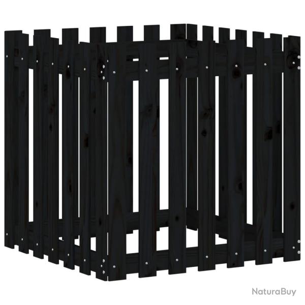 Jardini�re bac lit sur�lev� plantes fleurs terrasse jardin avec design de cl�ture 70 x 70 x 70 cm p