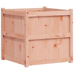 Jardini&egrave;re bac lit sur&eacute;lev&eacute; plantes fleurs terrasse jardin 70 x 70 x 70 cm bois massif de douglas m