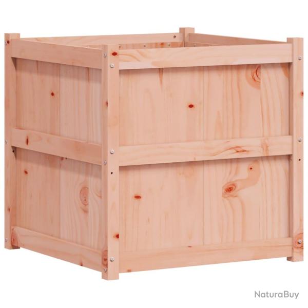 Jardini�re bac lit sur�lev� plantes fleurs terrasse jardin 70 x 70 x 70 cm bois massif de douglas m
