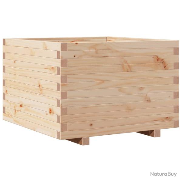 Jardini�re bac lit sur�lev� plantes fleurs terrasse jardin 70 x 70 x 49,5 cm bois de pin massif mar