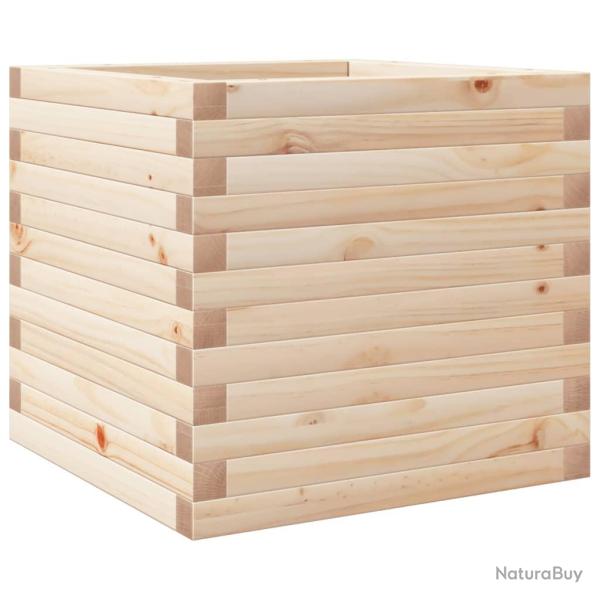 Jardini�re bac lit sur�lev� plantes fleurs terrasse jardin 50 x 50 x 45,5 cm bois de pin massif mar