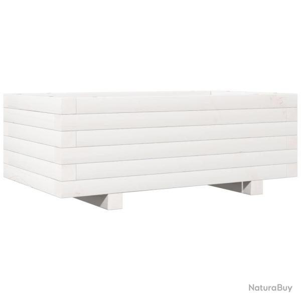 Jardini�re bac lit sur�lev� plantes fleurs terrasse jardin 70 x 40 x 26,5 cm bois de pin massif bla