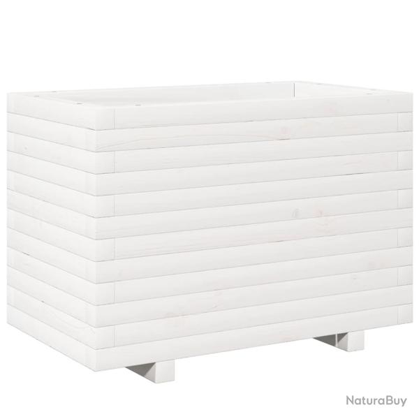 Jardini�re bac lit sur�lev� plantes fleurs terrasse jardin 70 x 40 x 49,5 cm bois de pin massif bla