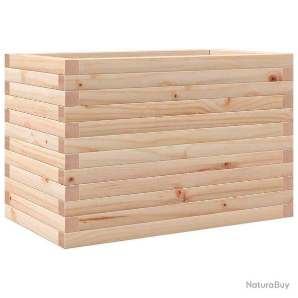 Jardini�re bac lit sur�lev� plantes fleurs terrasse jardin 70 x 40 x 45,5 cm bois de pin massif mar
