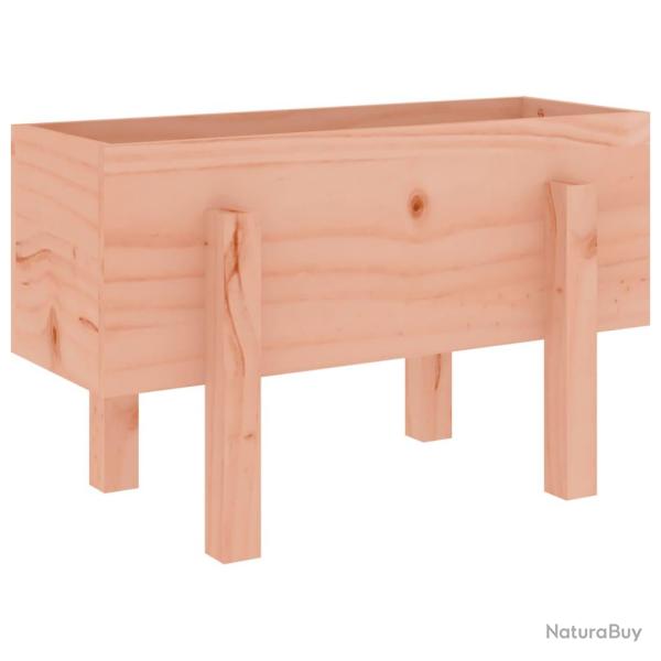 Jardini�re bac lit sur�lev� plantes fleurs terrasse jardin 62 x 30 x 38 cm bois massif douglas marr