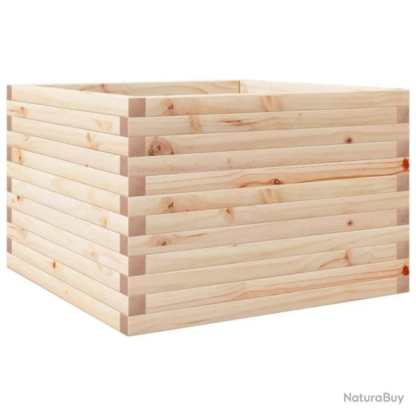 Jardini�re bac lit sur�lev� plantes fleurs terrasse jardin 70 x 70 x 45,5 cm bois de pin massif mar