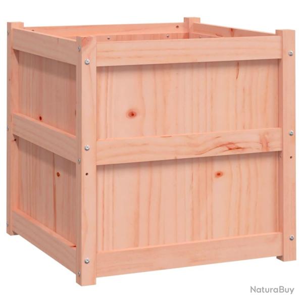 Jardini�re bac lit sur�lev� plantes fleurs terrasse jardin 60 x 60 x 60 cm bois massif douglas marr