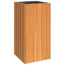 Jardini&egrave;re bac lit sur&eacute;lev&eacute; plantes fleurs terrasse jardin 45 x 45 x 90 cm bois massif d'acacia mar