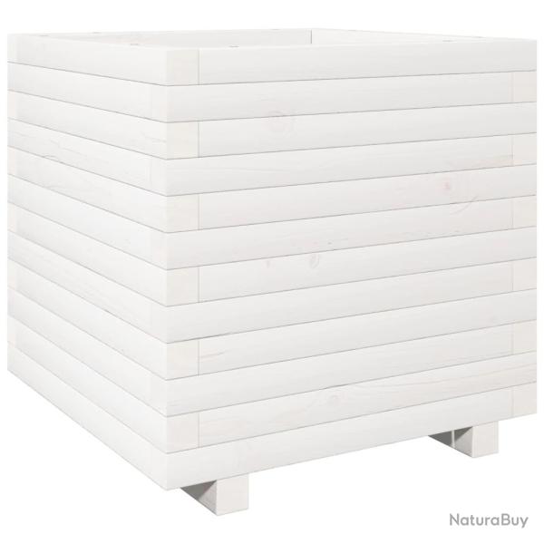 Jardini�re bac lit sur�lev� plantes fleurs terrasse jardin 50 x 50 x 49,5 cm bois de pin massif bla