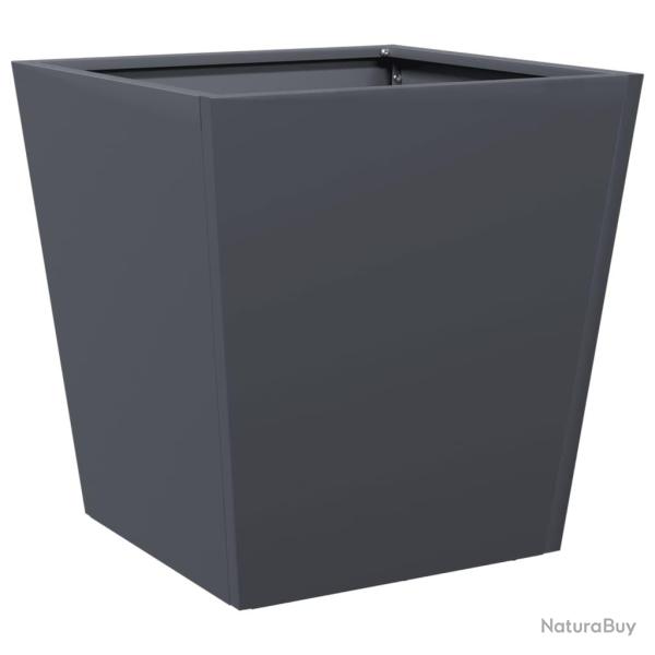 Jardini�re bac lit sur�lev� plantes fleurs terrasse jardin 40 x 40 x 40 cm acier anthracite 02_0037