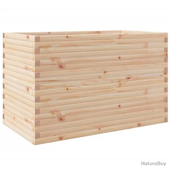 Jardini�re bac lit sur�lev� plantes fleurs terrasse jardin 110 x 60 x 68,5 cm bois de pin massif ma