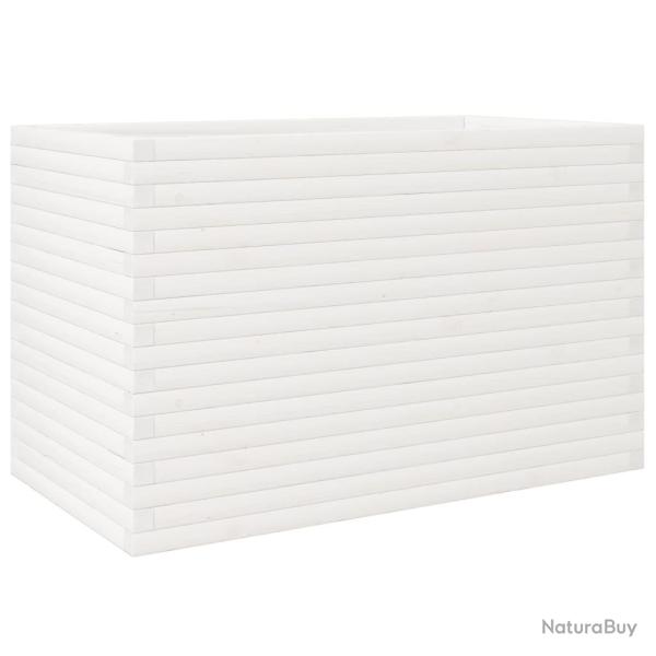 Jardini�re bac lit sur�lev� plantes fleurs terrasse jardin 110 x 60 x 68,5 cm bois de pin massif bl