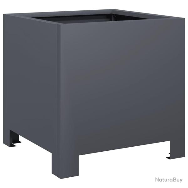 Jardini�re bac lit sur�lev� plantes fleurs terrasse jardin 30 x 30 x 30 cm acier anthracite 02_0037