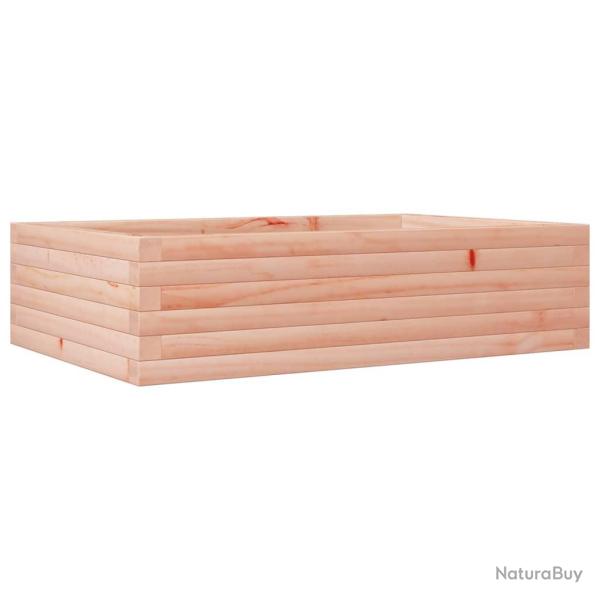 Jardini�re bac lit sur�lev� plantes fleurs terrasse jardin 90 x 60 x 23 cm bois massif de douglas m
