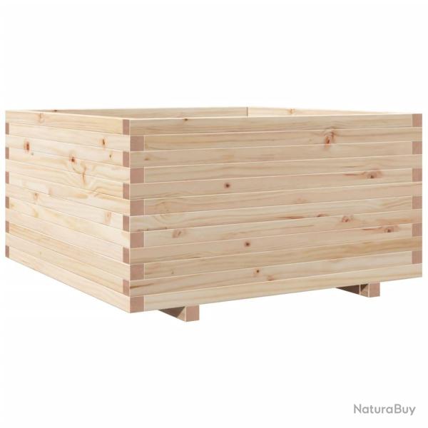 Jardini�re bac lit sur�lev� plantes fleurs terrasse jardin 90 x 90 x 49,5 cm bois de pin massif mar
