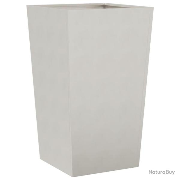 Jardini�re bac lit sur�lev� plantes fleurs terrasse jardin 45 x 45 x 75 cm acier inoxydable gris cl