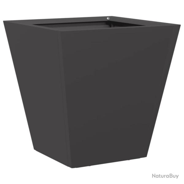 Jardini�re bac lit sur�lev� plantes fleurs terrasse jardin 30 x 30 x 30 cm acier noir 02_0037486